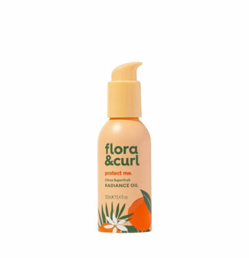 Aceite iluminador para rizos Citrus Superfruit Radiance Oil de FLORA & CURL BETH'S HAIR