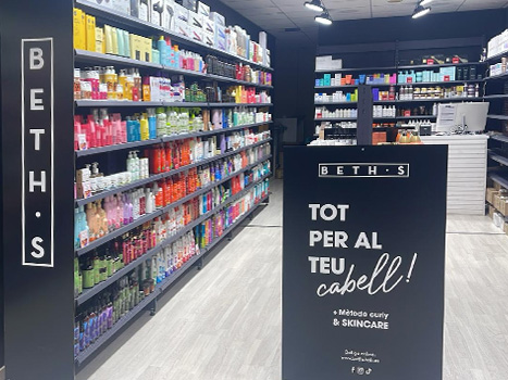BETH'S HAIR Barcelona calle Calàbria 207 tienda productos para el cabello y skincare