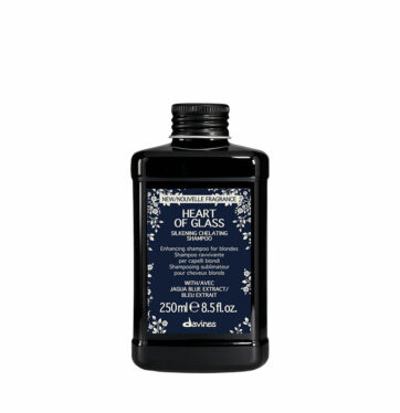 Champú revitalizante para cabello rubio HEART OF GLASS Silkening Chelating Shampoo De Davines BETH'S HAIR