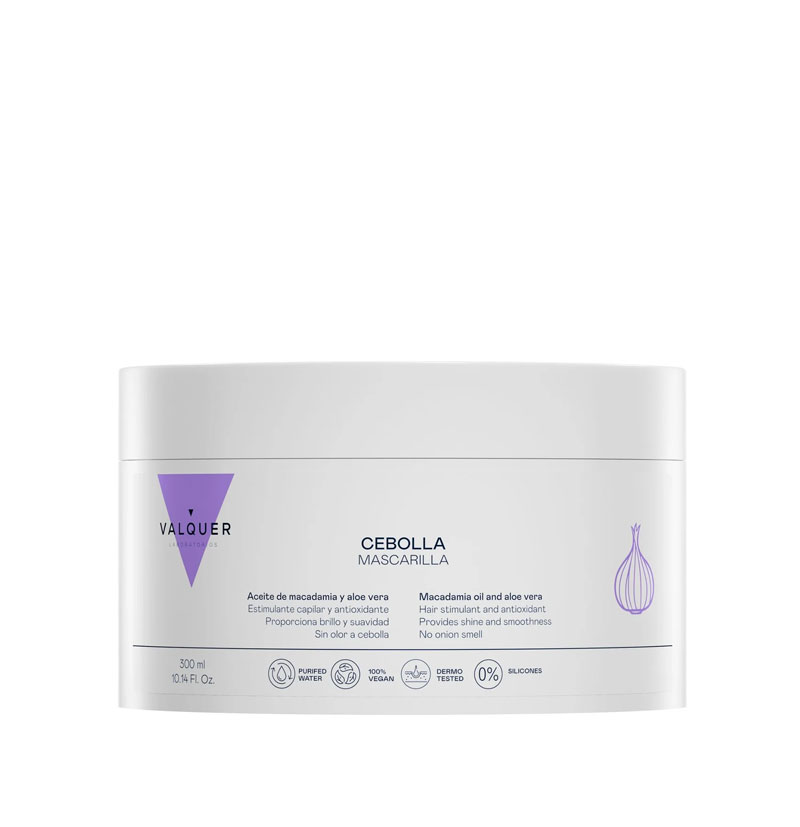 Mascarilla capilar de cebolla de VALQUER BETH'S HAIR Mascarilla capilar de cebolla de VALQUER BETH'S HAIR