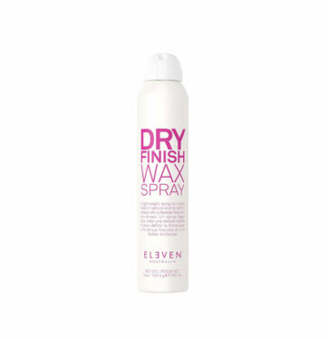 Spray ligero y final DRY FINISH WAX SPRAY de Eleven Australia BETH'S HAIR