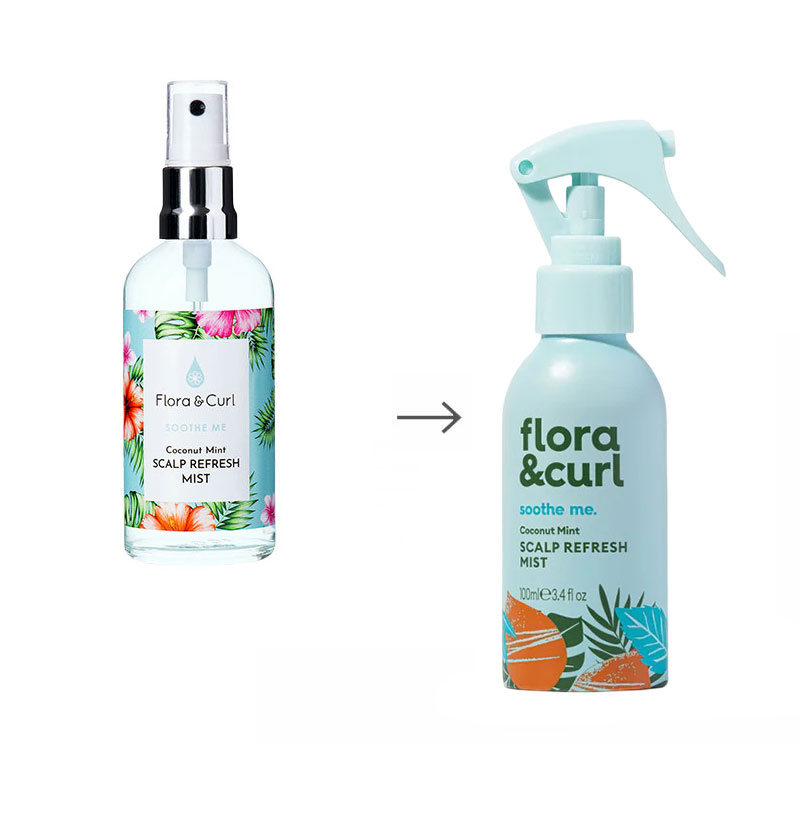 Bruma refrescante para el cuero cabelludo coco y menta Coconut Mint Scalp Refresh Mist de FLORA & CURL BETH'S HAIR Bruma refrescante para el cuero cabelludo coco y menta Coconut Mint Scalp Refresh Mist de FLORA & CURL BETH'S HAIR