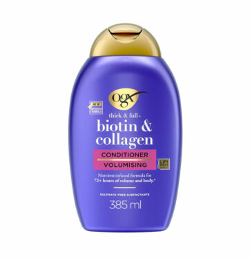 Acondicionador voluminizador de biotina y colágeno Conditioner Biotin & Collagen de OGX BETH'S HAIR