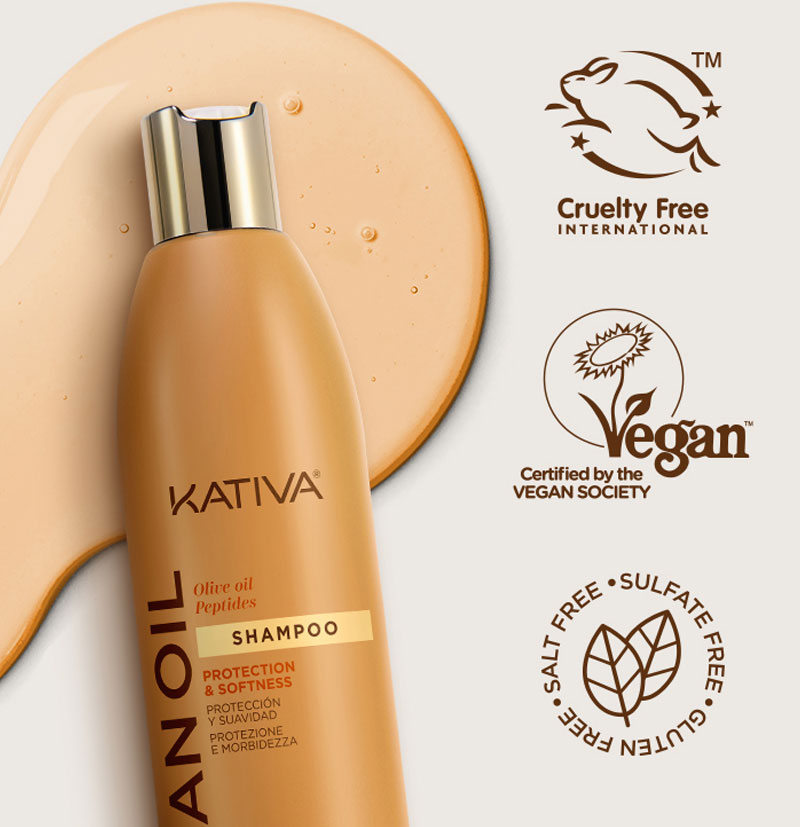 Champú protección y suavidad Argán oil de KATIVA BETH'S HAIR Champú protección y suavidad Argán oil de KATIVA BETH'S HAIR