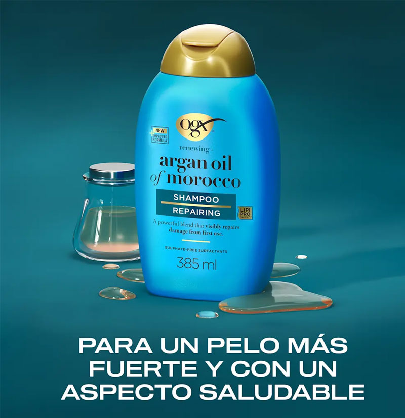 Champú reparador Shampoo repairing Argan Oil of Morocco de OGXBETH'S HAIR Champú reparador Shampoo repairing Argan Oil of Morocco de OGXBETH'S HAIR