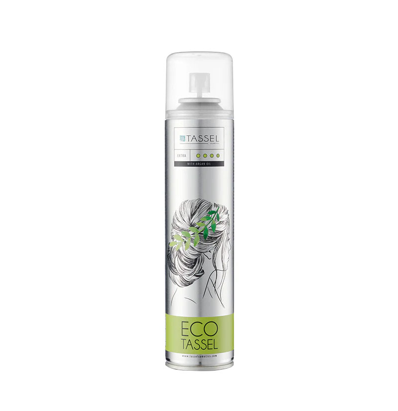 Laca Ecológica fijación Extra fuerte con aceite de Argán de TASSEL BETH'S HAIR Laca Ecológica fijación Extra fuerte con aceite de Argán de TASSEL BETH'S HAIR