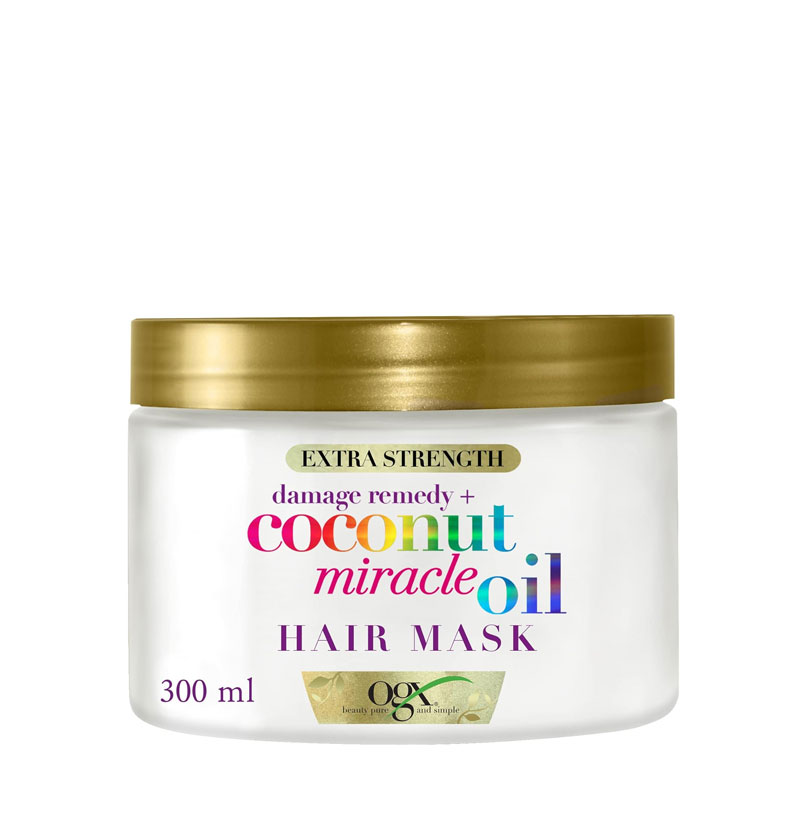 Mascarilla reparadora para cabellos dañados Hair Mask Coconut miracle oil de OGX BETH'S HAIR Mascarilla reparadora para cabellos dañados Hair Mask Coconut miracle oil de OGX BETH'S HAIR