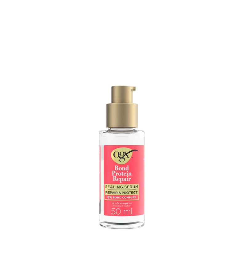 Sérum para cabello seco y dañado Sealing Sérum Bond Protein Repair de OGX BETH'S HAIR Sérum para cabello seco y dañado Sealing Sérum Bond Protein Repair de OGX BETH'S HAIR