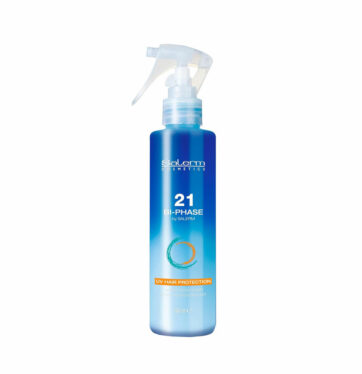 Spray bifase con filtro solar de Salerm Cosmetics BETH'S HAIR