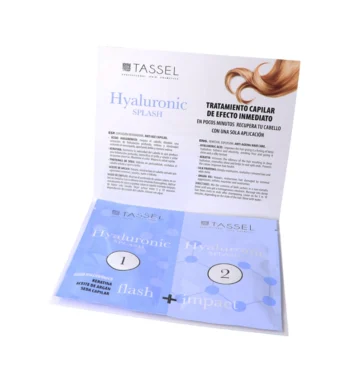 Tratamiento capilar antiedad 2 pasos Hyaluronic Splash de TASSEL BETH'S HAIR