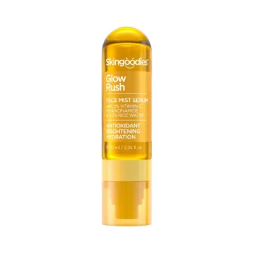 Sérum facial en bruma iluminadora Glow Rush de skingoodies BETH'S HAIR