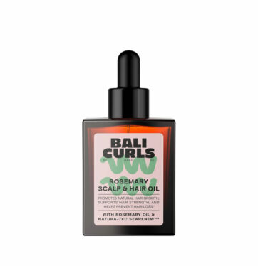 Aceite capilar de Romero para el crecimiento ROSEMARY GROW SCALP & HAIR OIL de BALI CURLS BETH'S HAIR