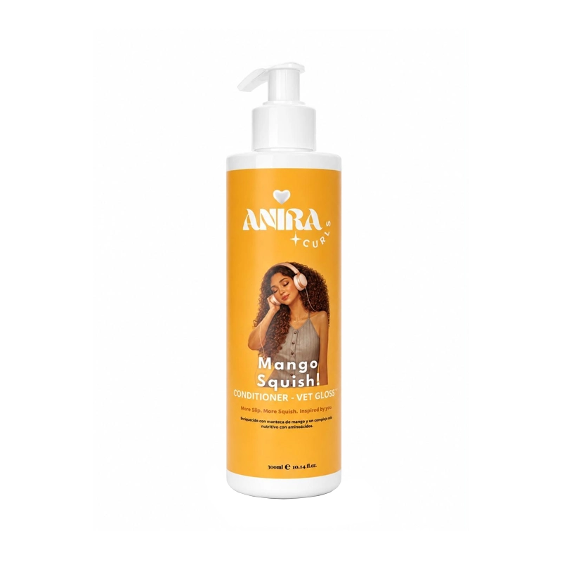 Acondicionador nutritivo con efecto Velvet Gloss Mango Squish Conditioner de Anira Curls BETH'S HAIR Acondicionador nutritivo con efecto Velvet Gloss Mango Squish Conditioner de Anira Curls BETH'S HAIR