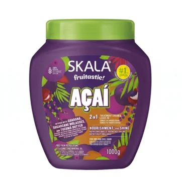Crema 2 en 1 tratamiento y leave-in Açaí fruitastic de SKALA BETH'S HAIR