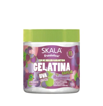 Gelatina capilar uva brillo y protección térmica y UV de SKALA BETH'S HAIR