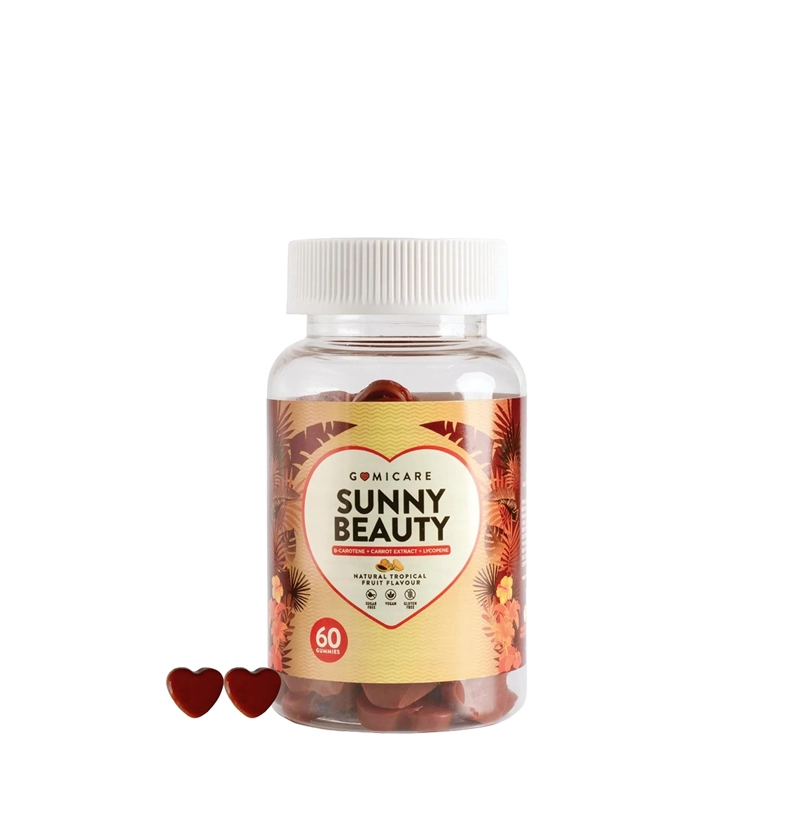 Gominolas bronceado betacaroteno Sunny Beauty de GOMICARE BETH'S HAIR Gominolas bronceado betacaroteno Sunny Beauty de GOMICARE BETH'S HAIR