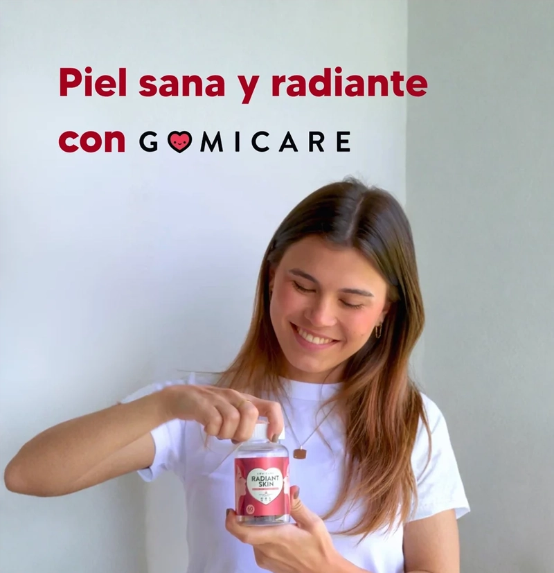 Gominolas con Ácido Hialurónico y Q10 piel radiante Radiant Skin de GOMICARE BETH'S HAIR Gominolas con Ácido Hialurónico y Q10 piel radiante Radiant Skin de GOMICARE BETH'S HAIR