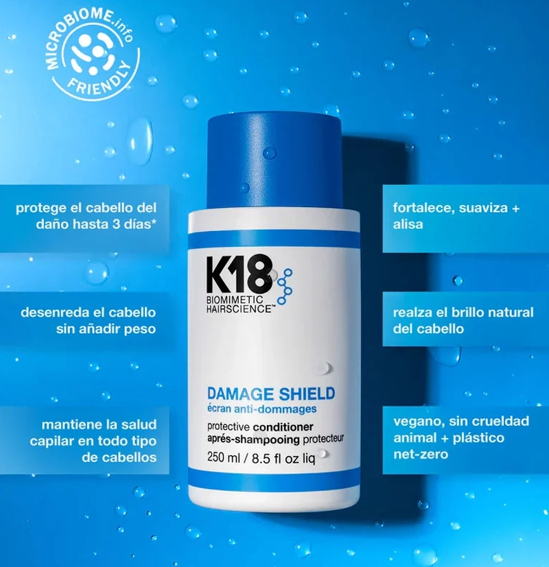 K18 Acondicionador nutritivo DAMAGE SHIELD protective conditioner BETH'S HAIR K18 Acondicionador nutritivo DAMAGE SHIELD protective conditioner BETH'S HAIR