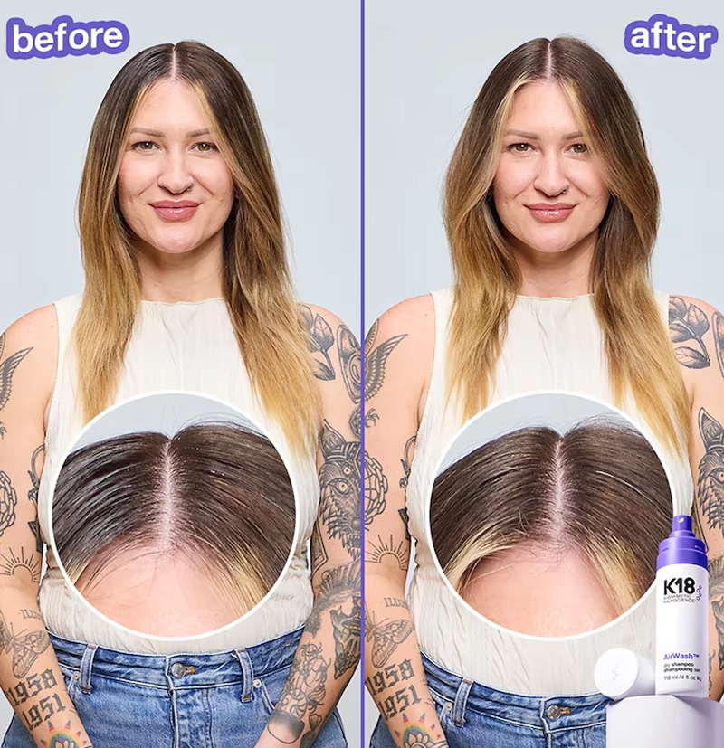 K18 Champú seco sin aerosol AirWash™ dry shampoo BETH'S HAIR K18 Champú seco sin aerosol AirWash™ dry shampoo BETH'S HAIR