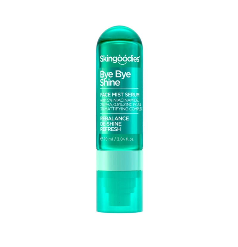 Sérum facial en bruma oil control Bye Bye Shine de skingoodies BETH'S HAIR Sérum facial en bruma oil control Bye Bye Shine de skingoodies BETH'S HAIR