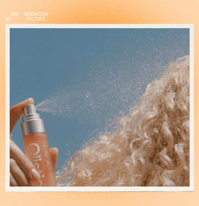 Bruma capilar perfumada anti-frizz WARMTH THE HAIR MIST de Olistic BETH'S HAIR Bruma capilar perfumada anti-frizz WARMTH THE HAIR MIST de Olistic BETH'S HAIR