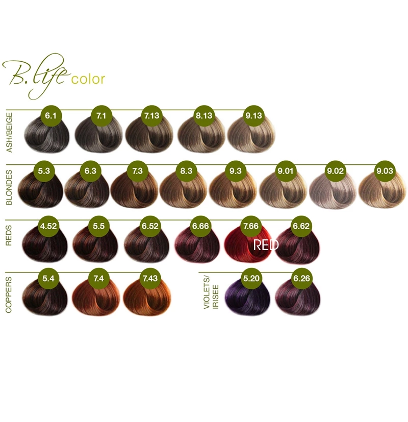 Tinte B.Life color sin amoniaco tonos naturales NATURALS 100ml de Farmavita BETH'S HAIR Tinte B.Life color sin amoniaco tonos naturales NATURALS 100ml de Farmavita BETH'S HAIR