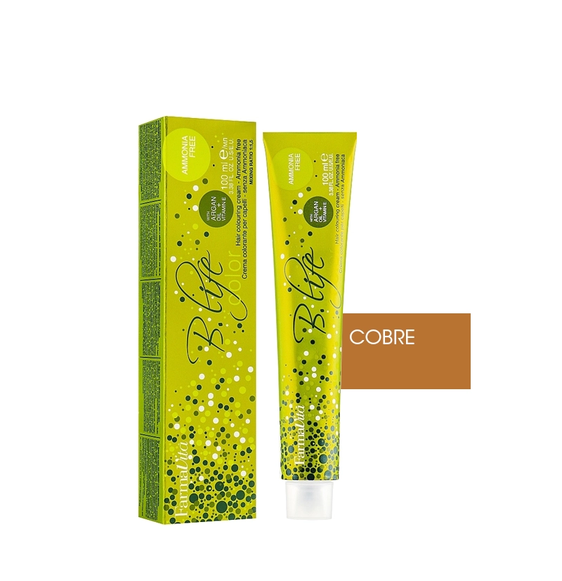 Tinte B.Life color sin amoniaco tonos COBRE COOPERS 100ml de Farmavita BETH'S HAIR Tinte B.Life color sin amoniaco tonos COBRE COOPERS 100ml de Farmavita BETH'S HAIR