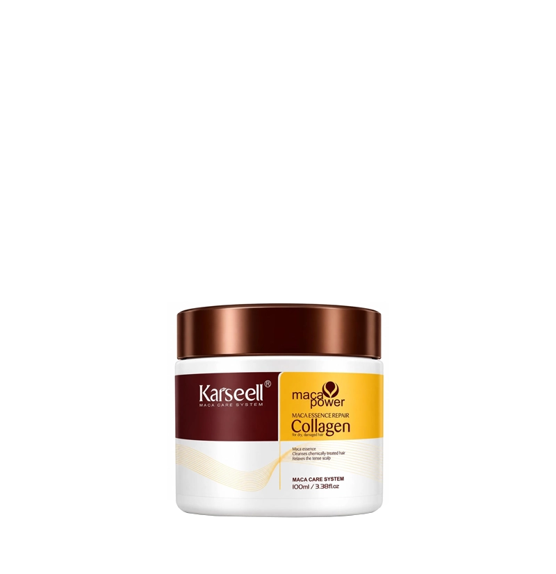 Mascarilla reparadora antifrizz con colágeno activo Maca Essence Repair Collagen de Karseell BETH'S HAIR Mascarilla reparadora antifrizz con colágeno activo Maca Essence Repair Collagen de Karseell BETH'S HAIR