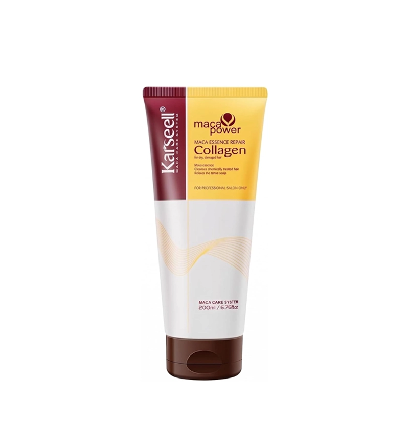 Mascarilla reparadora antifrizz con colágeno activo Maca Essence Repair Collagen de Karseell BETH'S HAIR Mascarilla reparadora antifrizz con colágeno activo Maca Essence Repair Collagen de Karseell BETH'S HAIR