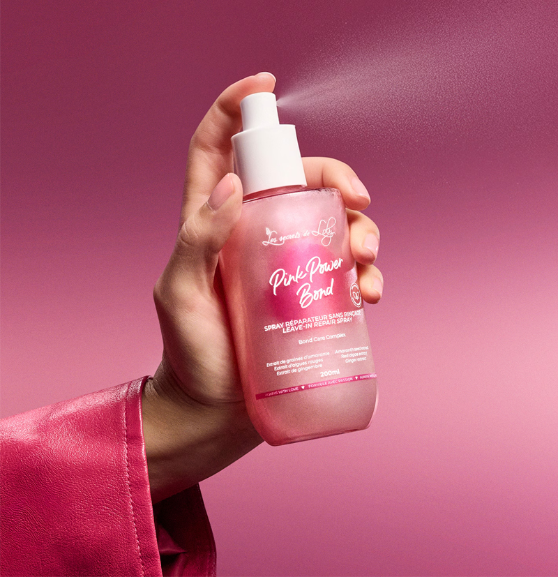 Spray reparador sin aclarado Pink Power Bond de LES SECRETS DE LOLY BETH'S HAIR Spray reparador sin aclarado Pink Power Bond de LES SECRETS DE LOLY BETH'S HAIR