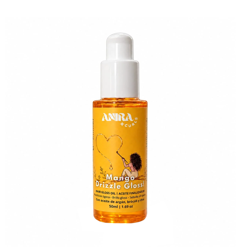 Aceite capilar multifunción Mango Drizzle Gloss Oil de Anira Curls BETH'S HAIR Aceite capilar multifunción Mango Drizzle Gloss Oil de Anira Curls BETH'S HAIR