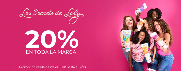 COMPRA PRODUCTOS Les secrets de loly con 20% de descuento EN BETH'S HAIR