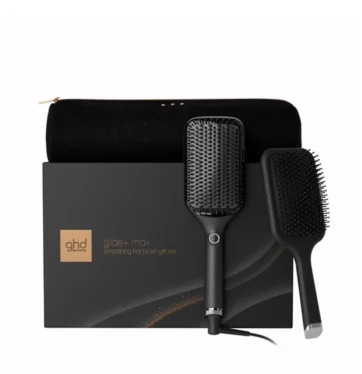 Cepillo eléctrico alisador ghd Glide+ Max gift set negro BETH'S HAIR