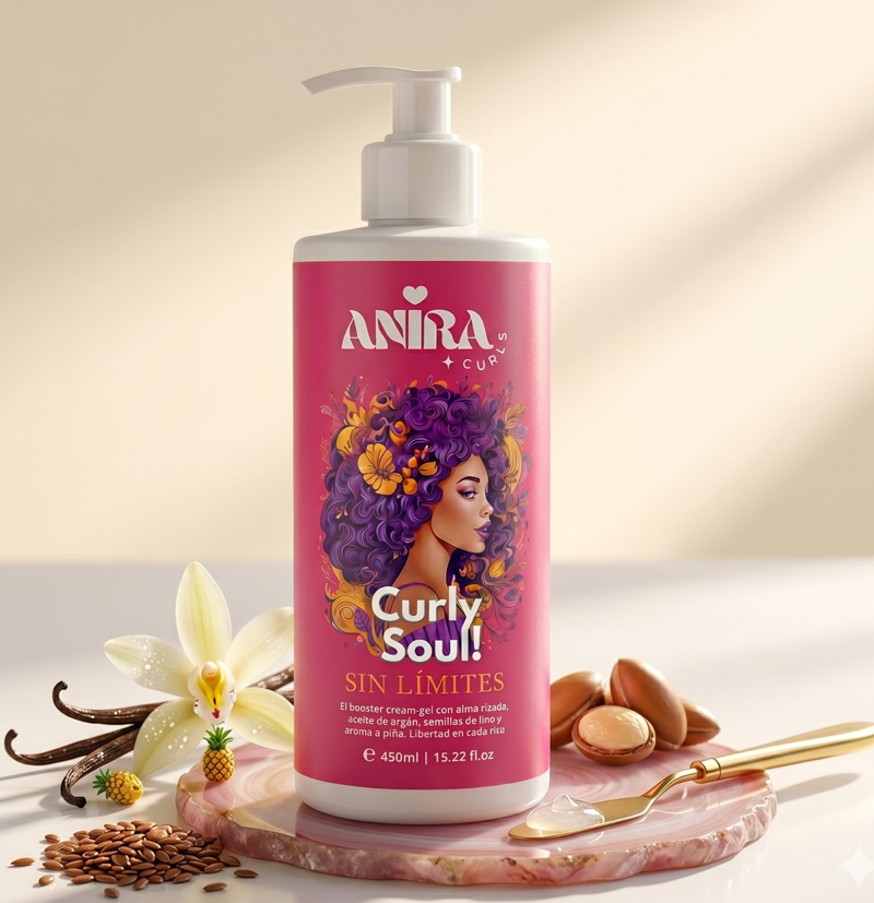 Gel definición rizos fijación fuerte Curly Soul Sin Limites de Anira Curls BETH'S HAIR Gel definición rizos fijación fuerte Curly Soul Sin Limites de Anira Curls BETH'S HAIR