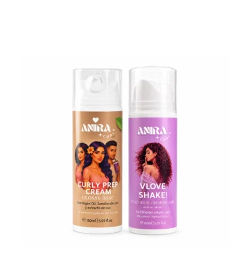 Pack dúo HIDRATANTE DEFINICIÓN FLEXIBLE & BRILLO PARA RIZOS Anira Curls BETH'S HAIR