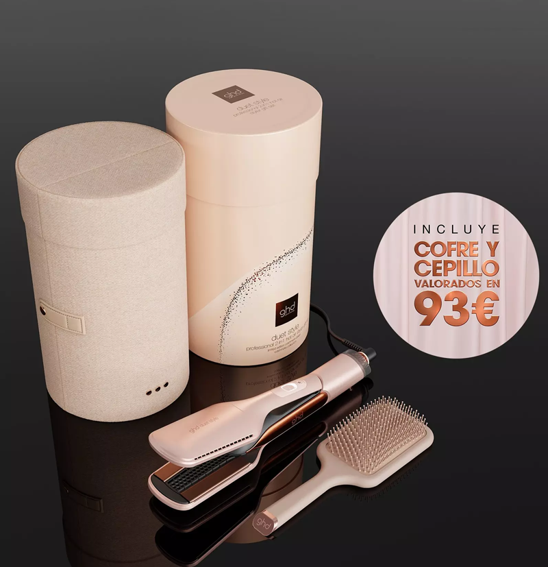 Plancha de aire caliente 2 en 1 GHD duet style gift set beige cashmere BETH'S HAIR Plancha de aire caliente 2 en 1 GHD duet style gift set beige cashmere BETH'S HAIR