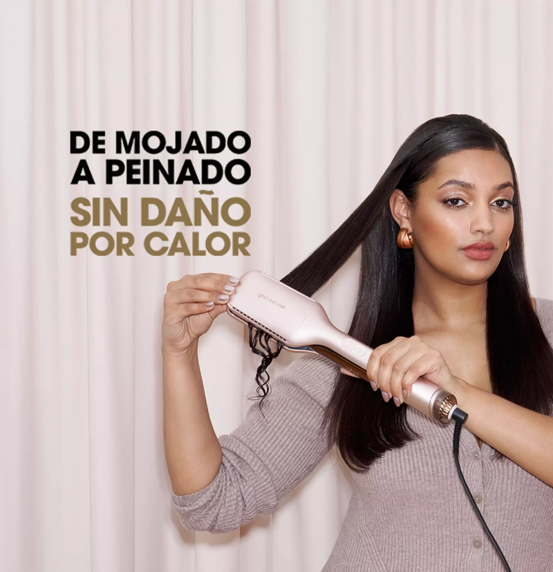 Plancha de aire caliente 2 en 1 GHD duet style gift set beige cashmere BETH'S HAIR Plancha de aire caliente 2 en 1 GHD duet style gift set beige cashmere BETH'S HAIR