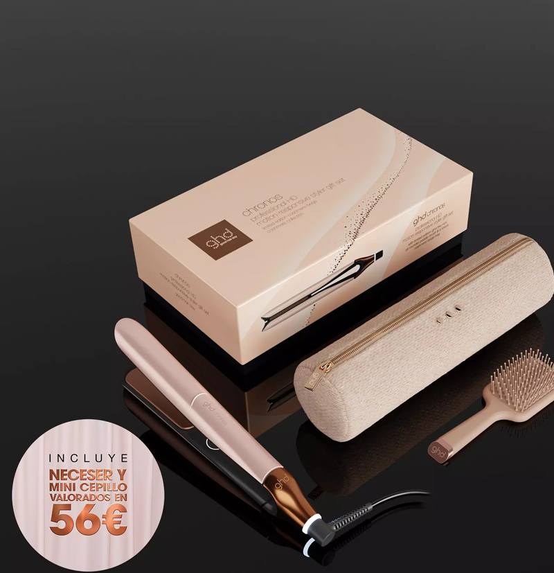 Plancha de pelo GHD chronos gift set beige cashmere BETH'S HAIR Plancha de pelo GHD chronos gift set beige cashmere BETH'S HAIR