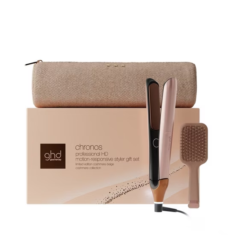 Plancha de pelo GHD chronos gift set beige cashmere BETH'S HAIR Plancha de pelo GHD chronos gift set beige cashmere BETH'S HAIR