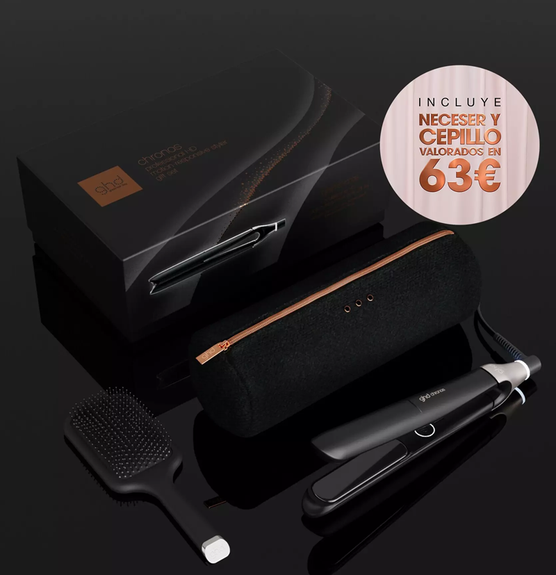 Plancha de pelo ghd chronos gift set negro BETH'S HAIR Plancha de pelo ghd chronos gift set negro BETH'S HAIR