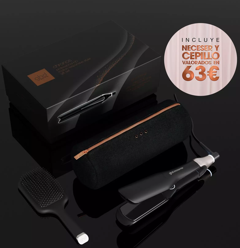 Plancha de pelo ghd chronos max gift set negro BETH'S HAIR Plancha de pelo ghd chronos max gift set negro BETH'S HAIR