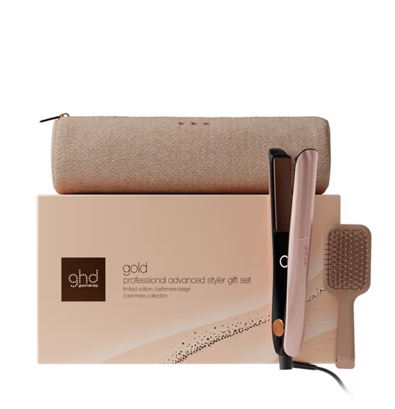 Plancha de pelo GHD gold gift set beige cashmere BETH'S HAIR Plancha de pelo GHD gold gift set beige cashmere BETH'S HAIR