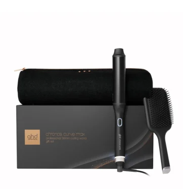 Rizador ghd chronos curve max gift set negro (Barril 38mm) BETH'S HAIR
