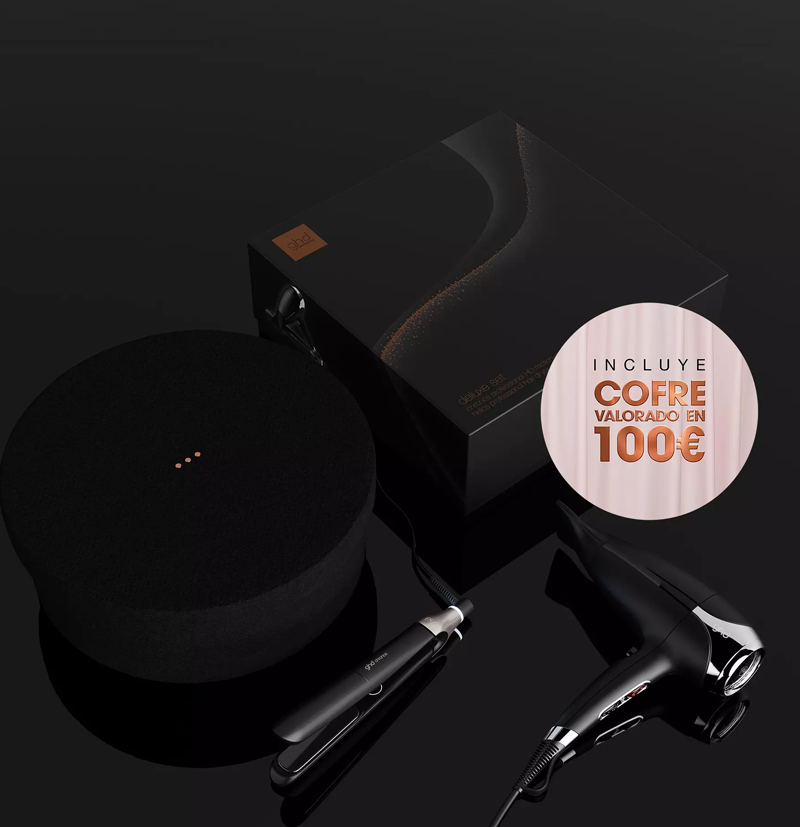 Set de regalo ghd deluxe plancha y secador negro BETH'S HAIR Set de regalo ghd deluxe plancha y secador negro BETH'S HAIR