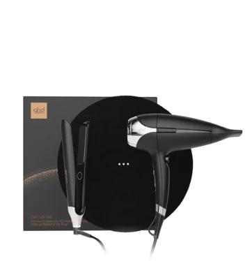 Set de regalo ghd deluxe plancha y secador negro BETH'S HAIR
