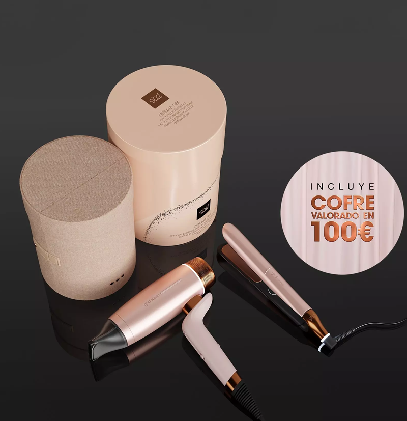 Set de regalo ghd deluxe secador y plancha beige cashmere BETH'S HAIR Set de regalo ghd deluxe secador y plancha beige cashmere BETH'S HAIR