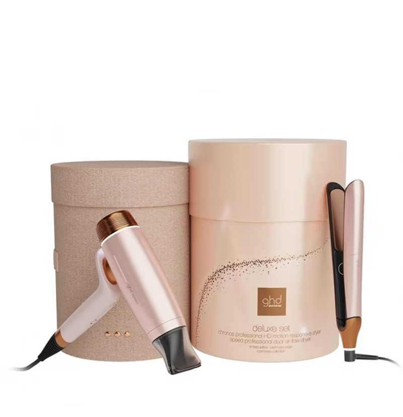 Set de regalo ghd deluxe secador y plancha beige cashmere BETH'S HAIR Set de regalo ghd deluxe secador y plancha beige cashmere BETH'S HAIR